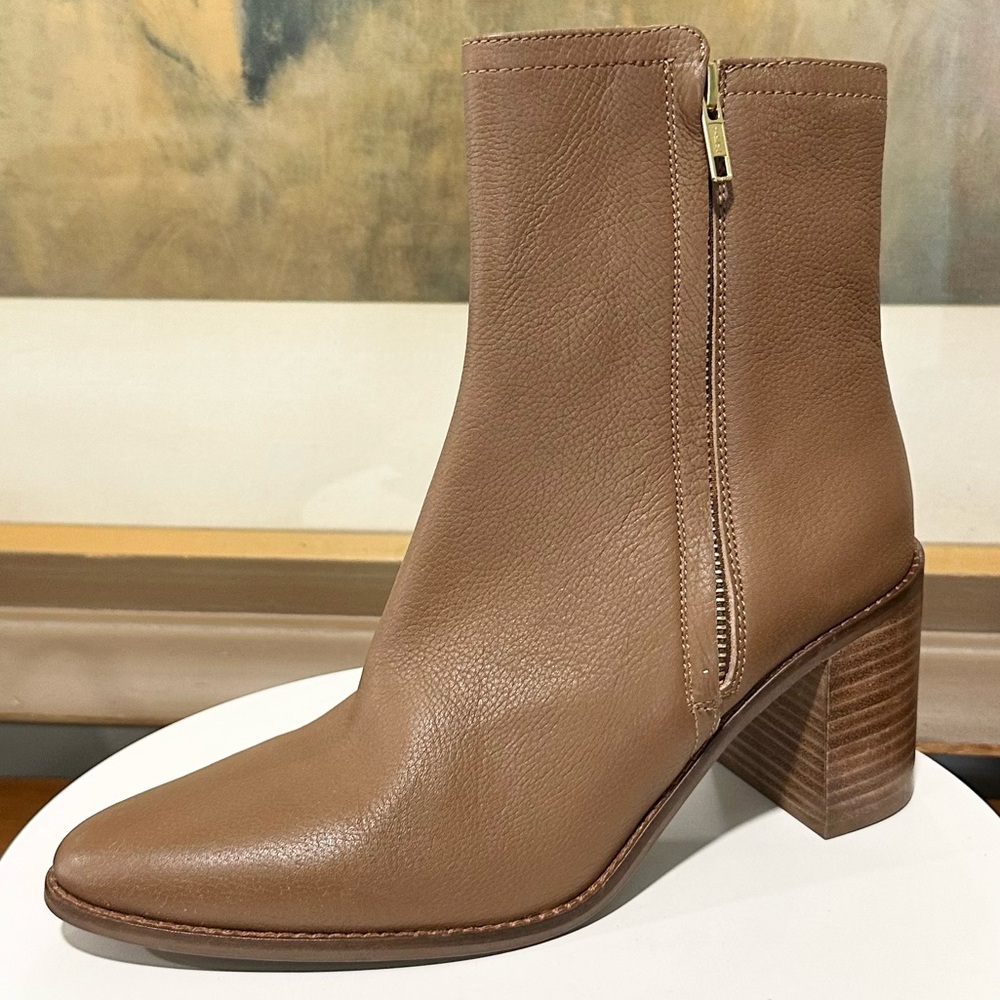 🌸SEYCHELLES🌸 Desirable Fashion Leather Heeled Ankle Boots Size: 7 - Picture 5 of 13